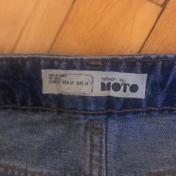 Topshop Embellished Denim Skirt - Picture 3 of 4